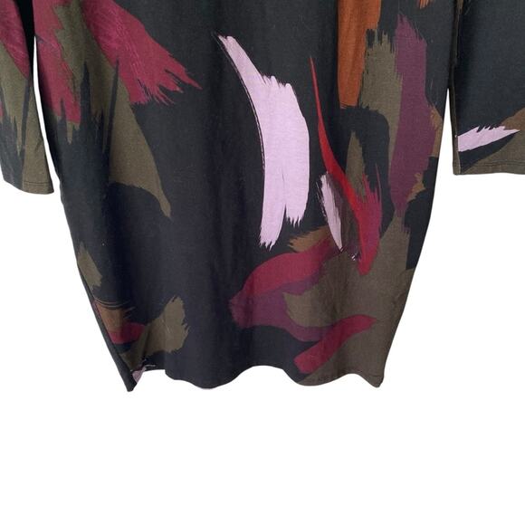 Ted Baker Lauryy Abstract Print Long Sleeve Dress size 3 Large - Picture 6 of 12